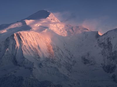 #130 Le mont Blanc aux dernières lueurs du jour